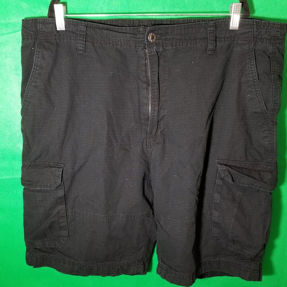 CSG Cargo Shorts Men Size 42 Black Champs Sports Gear Ripstop Hiking Camping
